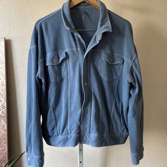 As Is Fabletics Lara oversized jersey cotton cardigan - Picture 5 of 16